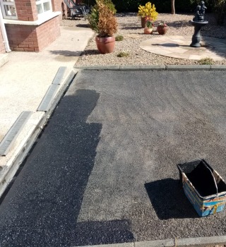 Driveways cleaned sealed and repainted - Atlas Gardening and Steam Cleaning